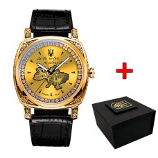 Часы наручные Patriot 021 Где бы ни был Gold-Gold