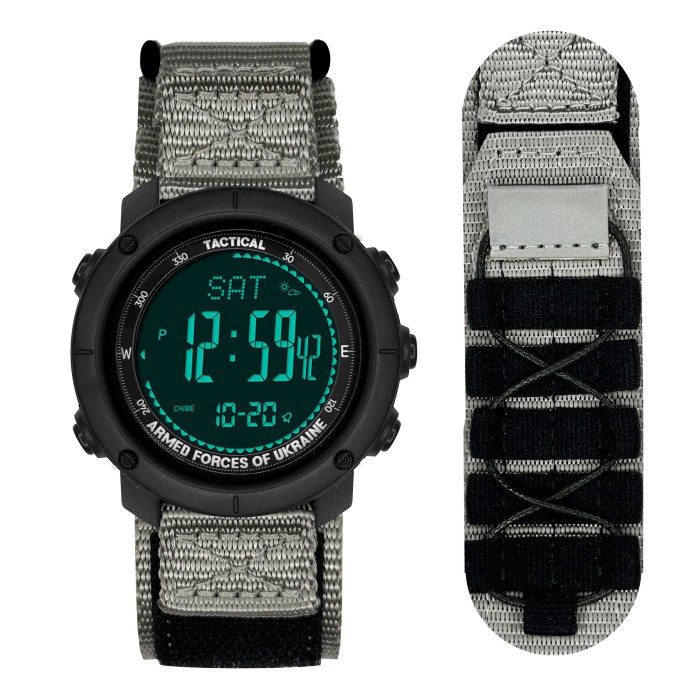 Часы наручные Awarder 036 Nylon Pro Black-Grey