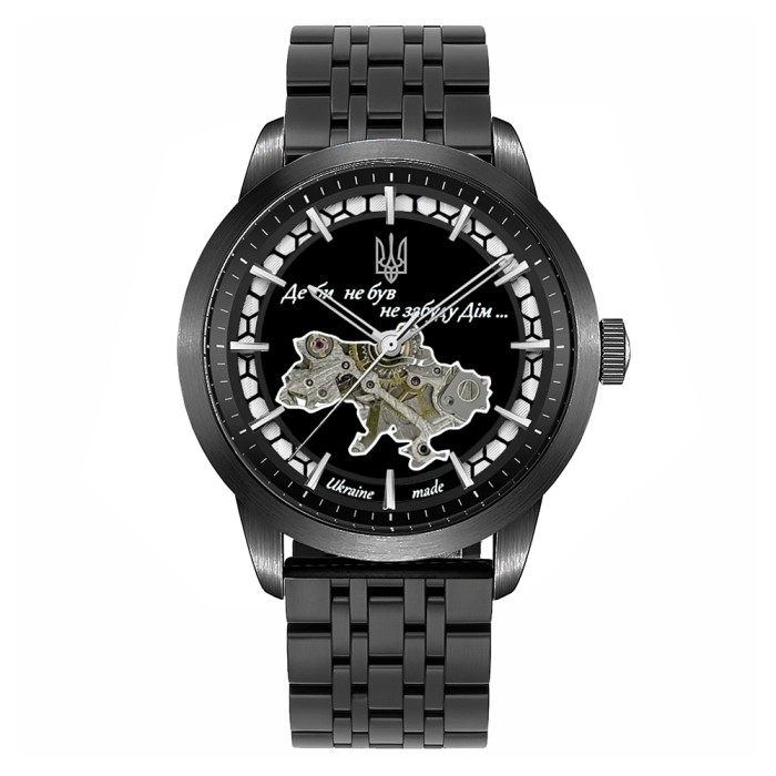Часы наручные Awarder 043 Где бы ни был All Black Steel Automatic