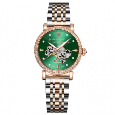 Часы наручные Awarder 047 Silver-Gold-Green