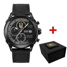 Часы наручные Awarder 016 Трезубец золото All Black