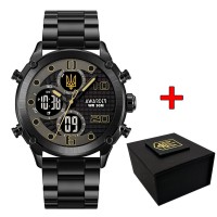 Часы наручные Awarder 017 Трезубец золото All Black Steel