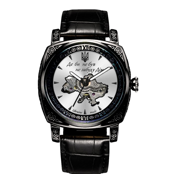 Часы наручные Awarder 021-3D Где бы ни был Black-White