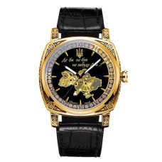 Часы наручные Awarder 021-3D Где бы ни был Gold-Black