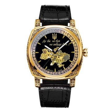 Часы наручные Awarder 021-3D Где бы ни был Gold-Black