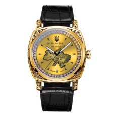 Часы наручные Awarder 021-3D Где бы ни был Gold-Gold