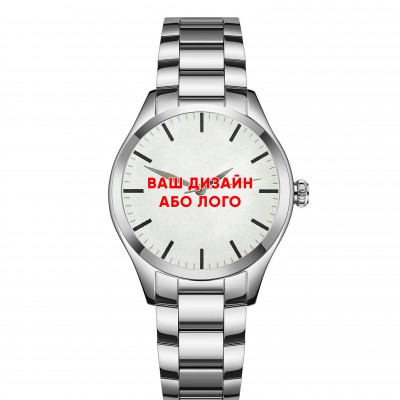 Женские часы Awarder 035 Ваше лого Silver-White Metal