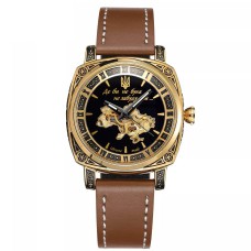 Часы наручные Awarder 021 Где бы ни была Gold-Black-Brown