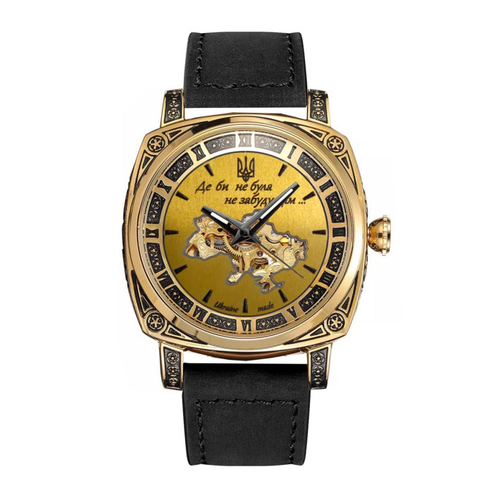 Часы наручные Awarder 021 Где бы ни была Gold-Gold-Black