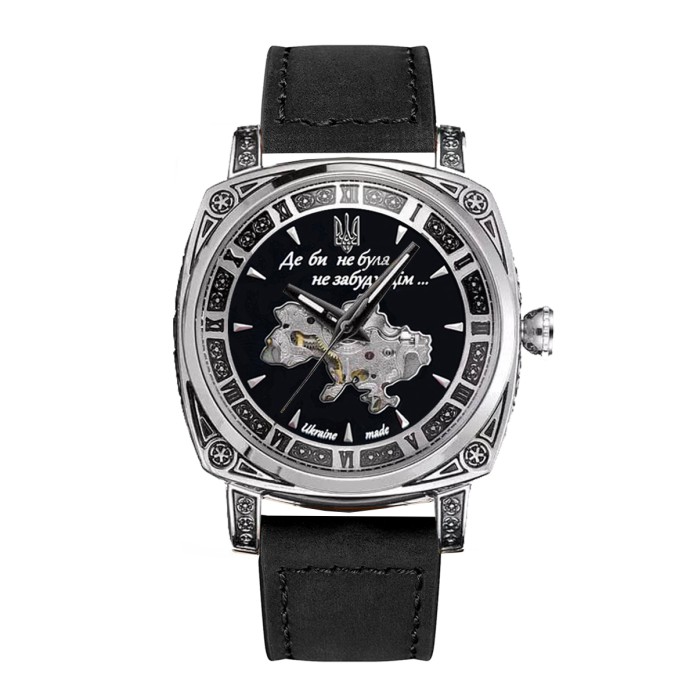 Часы наручные Awarder 021 Где бы ни была Silver-Black-Black