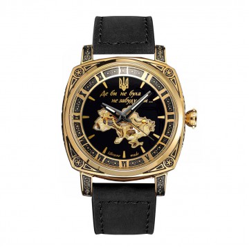 Часы наручные Awarder 021 Где бы ни была Gold-Black-Black