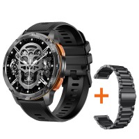 Розумний годинник Modfit Base T2 Black + металевий ремінець