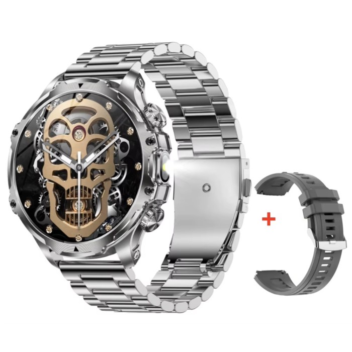 Умные часы Modfit Tactic Blaze Silver Steel + ремешок в подарок