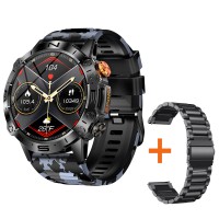 Розумний годинник Modfit Combat Black Army + металевий ремінець