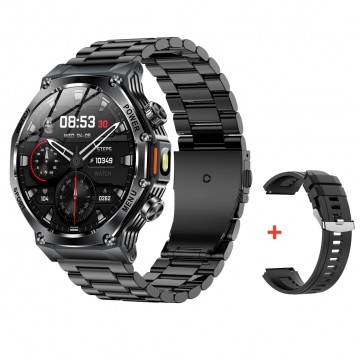 Розумний годинник Modfit Titan-X Black Steel + ремінець в подарунок Розумний годинник Modfit Titan-X Black Steel + ремінець в подарунок