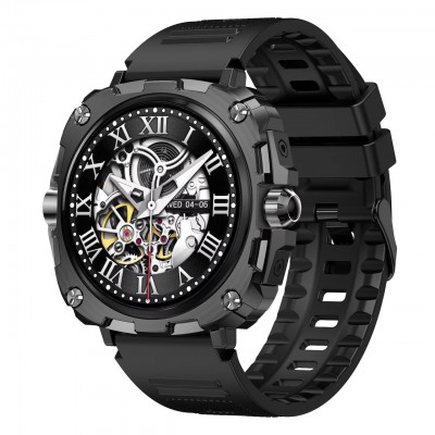 Умные часы Modfit Onyx Black Steel + ремешок в подарок