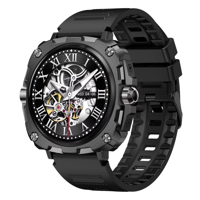 Умные часы Modfit Onyx Black Steel + ремешок в подарок