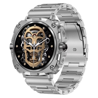 Умные часы Modfit Onyx Silver Steel + ремешок в подарок