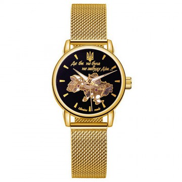 Часы наручные Patriot 028L Gold-Black Где бы ни была