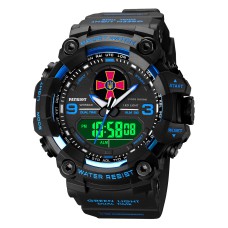Часы наручные Patriot 001BUDZSU ВСУ Черные с синим + Коробка из лого