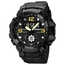 Часы наручные Patriot 003BKPO Полиция Черные + Коробка
