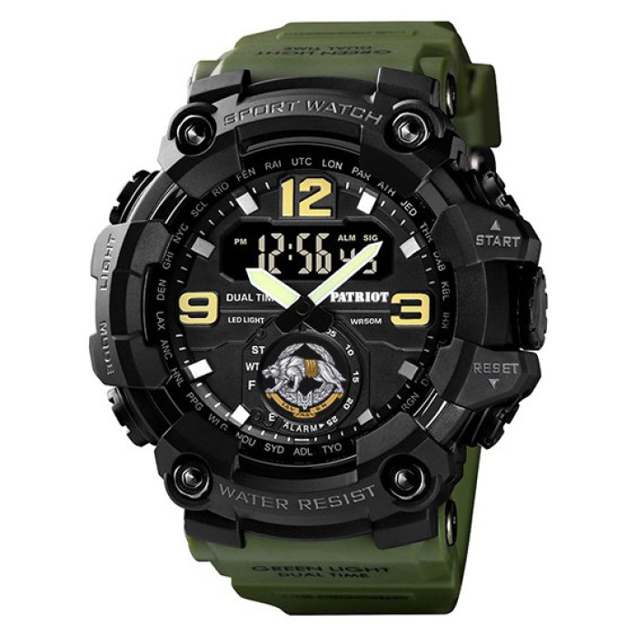 Часы наручные Patriot 004AGSSO ССО Зеленые + Коробка