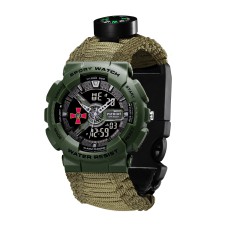 Часы наручные Patriot 005AGSU ВСУ Паракордовый ремешок Army Green + Коробка.