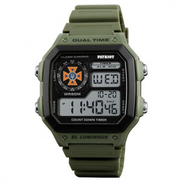 Часы наручные Patriot 010AGDSNS ДСНС Зеленые + Коробка