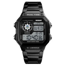 Часы наручные Patriot 011SIPO Полиция Черные + Коробка