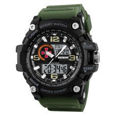 Часы наручные Patriot 012AGSU ВСУ Черные с зеленым + Коробка.