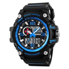 Часы наручные Patriot 012BUBKSU ВСУ Черные с синим + Коробка