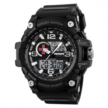 Часы наручные Patriot 012BKSU ВСУ Черные + Коробка.