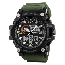 Часы наручные Patriot 012AGSSO ССО Черные с зеленым + Коробка