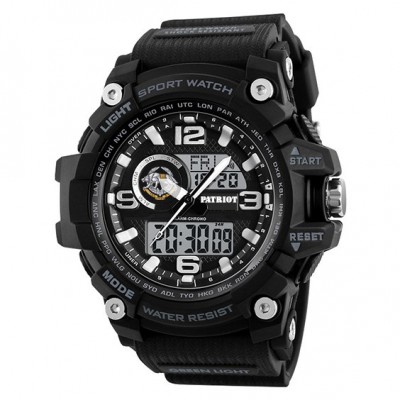 Часы наручные Patriot 012BKSSO ССО Черные + Коробка