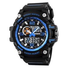 Часы наручные Patriot 012BUBKDSNS ДСНС Черные с синим + Коробка