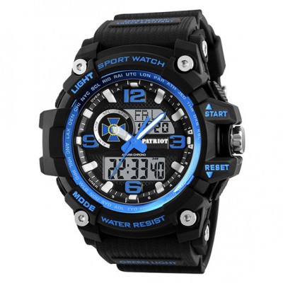 Годинник наручний Patriot 012BUBKSBU СБУ Чорні з синім + Коробка Годинник наручний Patriot 012BUBKSBU СБУ Чорні з синім + Коробка