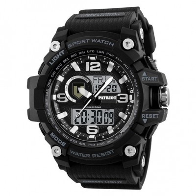 Часы наручные Patriot 012BKTRO ТРО Черные + Коробка. Часы наручные Patriot 012BKTRO ТРО Черные + Коробка.