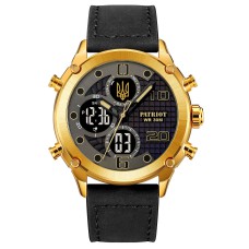 Часы наручные Patriot 017GDBKBK Трезубец золото Gold-Black-Black