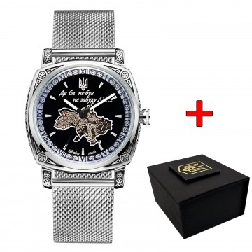 Часы наручные Patriot 021 Где бы ни был Silver Mesh