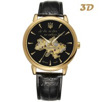 Часы наручные Patriot 022-3D Не забуду Дом Gold-Black