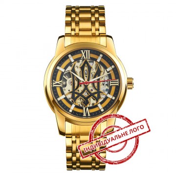 Часы наручные Patriot Sharp Gold-Black Индивидуальное Лого Часы наручные Patriot Sharp Gold-Black Индивидуальное Лого