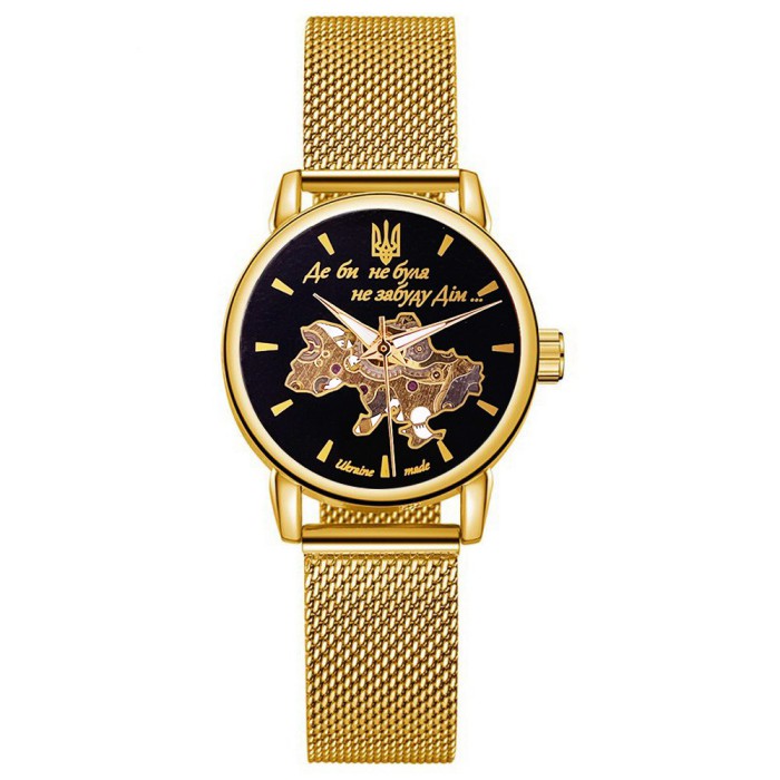 Часы наручные Patriot 028L Gold-Black Где бы ни была