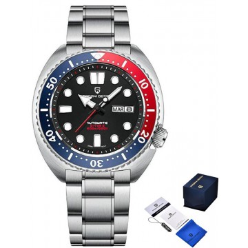 Pagani Design PD-1696 Silver-Black Pepsi Steel