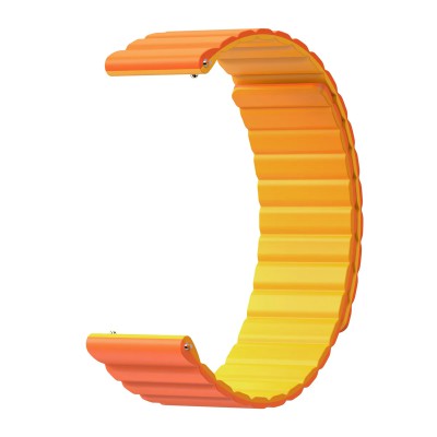 Магнітний ремінець KOSPET 22 мм. Orange-Yellow Магнітний ремінець KOSPET 22 мм. Orange-Yellow
