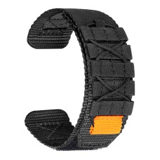 Ремінець для годинника Nylon Tactic Black 22 мм