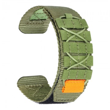 Ремінець для годинника Nylon Tactic Army Green 22 мм