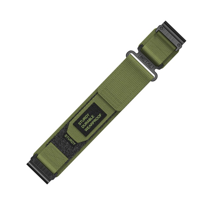 Ремінець для годинника Nylon for Garmin Army Green 26 мм