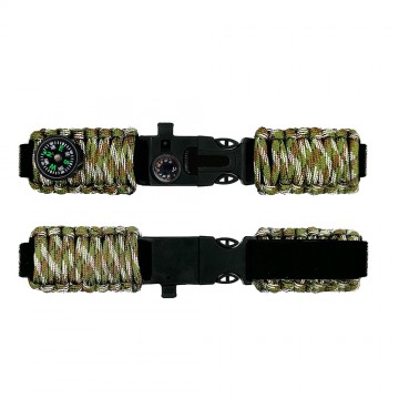 Ремінець паракордовий багатофункціональний Camo Green New Ремінець паракордовий багатофункціональний Camo Green New