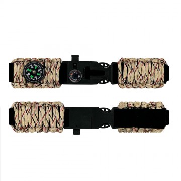 Ремінець паракордовий багатофункціональний Desert Camo New Ремінець паракордовий багатофункціональний Desert Camo New