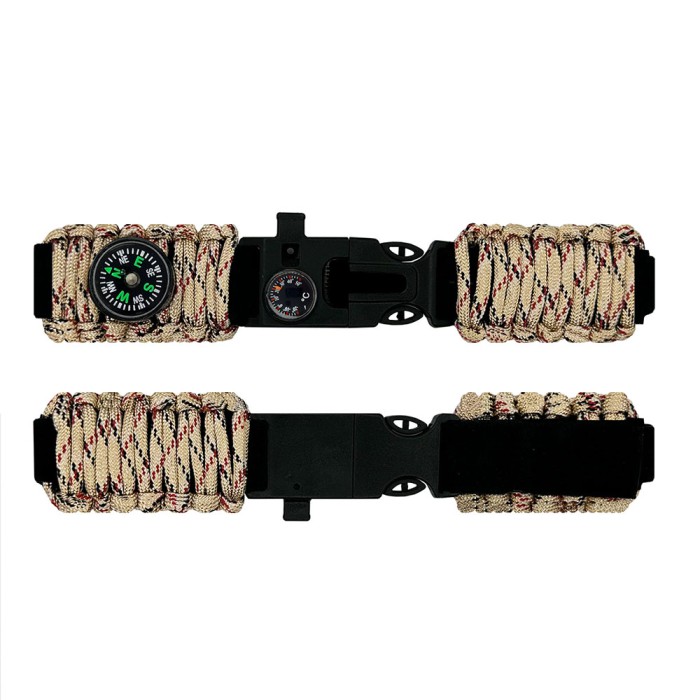 Ремінець паракордовий багатофункціональний Desert Camo New